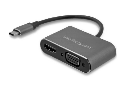 STARTECH - CABLE USBC TO HDMI Y VGA, ADAPTADOR 2 EN 1