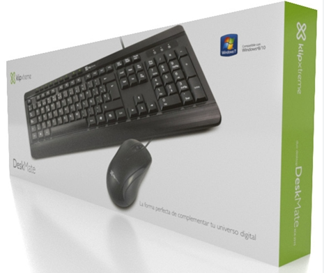 KLIPXTREME - DUO DE MOUSE Y TECLADO MULTIMEDIA - KCK251S