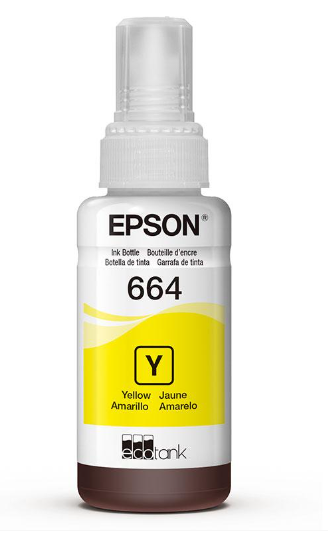 EPSON - BOTELLA TINTA T664 AMARILLA 70ML