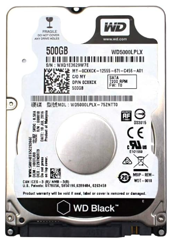 WESTERN DIGITAL - UNIDAD HDD 2.5" 500GB SATA