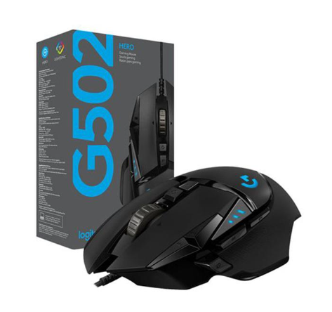 [G502] LOGITECH - MOUSE HERO DE CABLE GAMING 16000DPI - G502