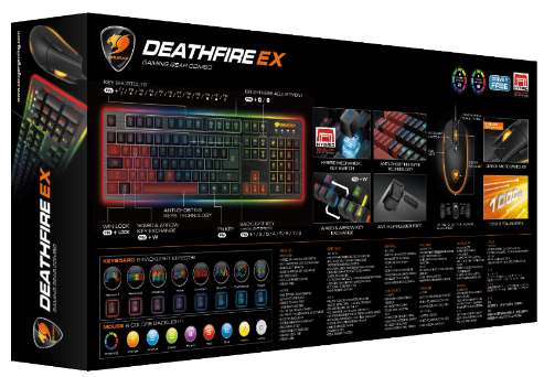 [DEATHFIRE EX] COUGAR - TECLADO Y MOUSE DEATHFIRE EX MECANICO HIBRIDO