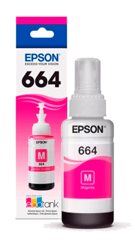 [T664M] EPSON - BOTELLA TINTA T664 MAGENTA 70ML