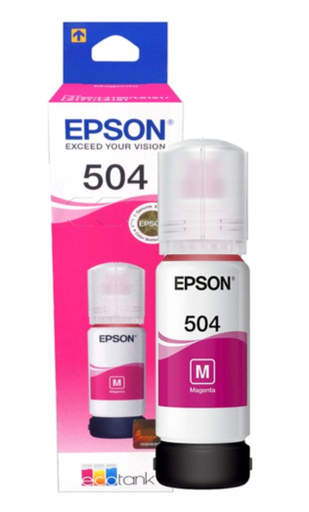 [T504] EPSON - BOTELLA TINTA T504 MAGENTA 70ML