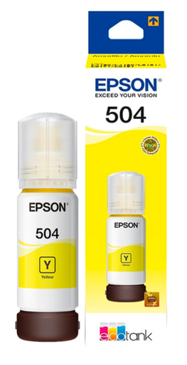 [T504] EPSON - BOTELLA TINTA T504 AMARILLO 70ML