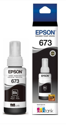 [T673] EPSON - BOTELLA TINTA T673 NEGRO 70ML