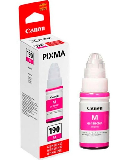 [GI-190 M] CANON - PIXMA BOTELLA TINTA 190 MAGENTA 70ML