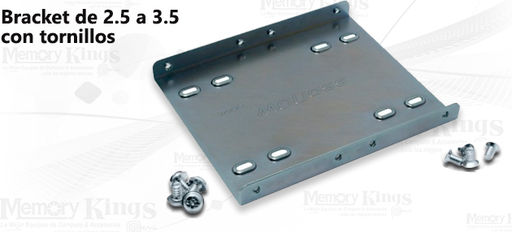 [SNA-BR2/35] KIT DE MONTAJE PARA SSD 2.5" A 3.5" SOPORTE Y TORNILLOS