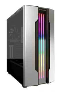 [GEMINI S 2020 PLATEADO] COUGAR - CASE GEMINI S SILVER 2020 VIDRIO TEMPLADO MEDIA TORRE - EATX (SIN FUENTE)
