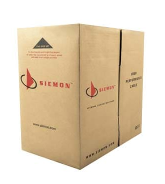 SIEMON - CAJA CABLE UTP CAT6, INTERIOR, GRIS, 305MTS