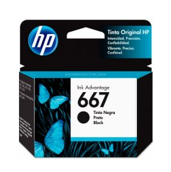 [667] HP - CARTUCHO TINTA 667 NEGRO